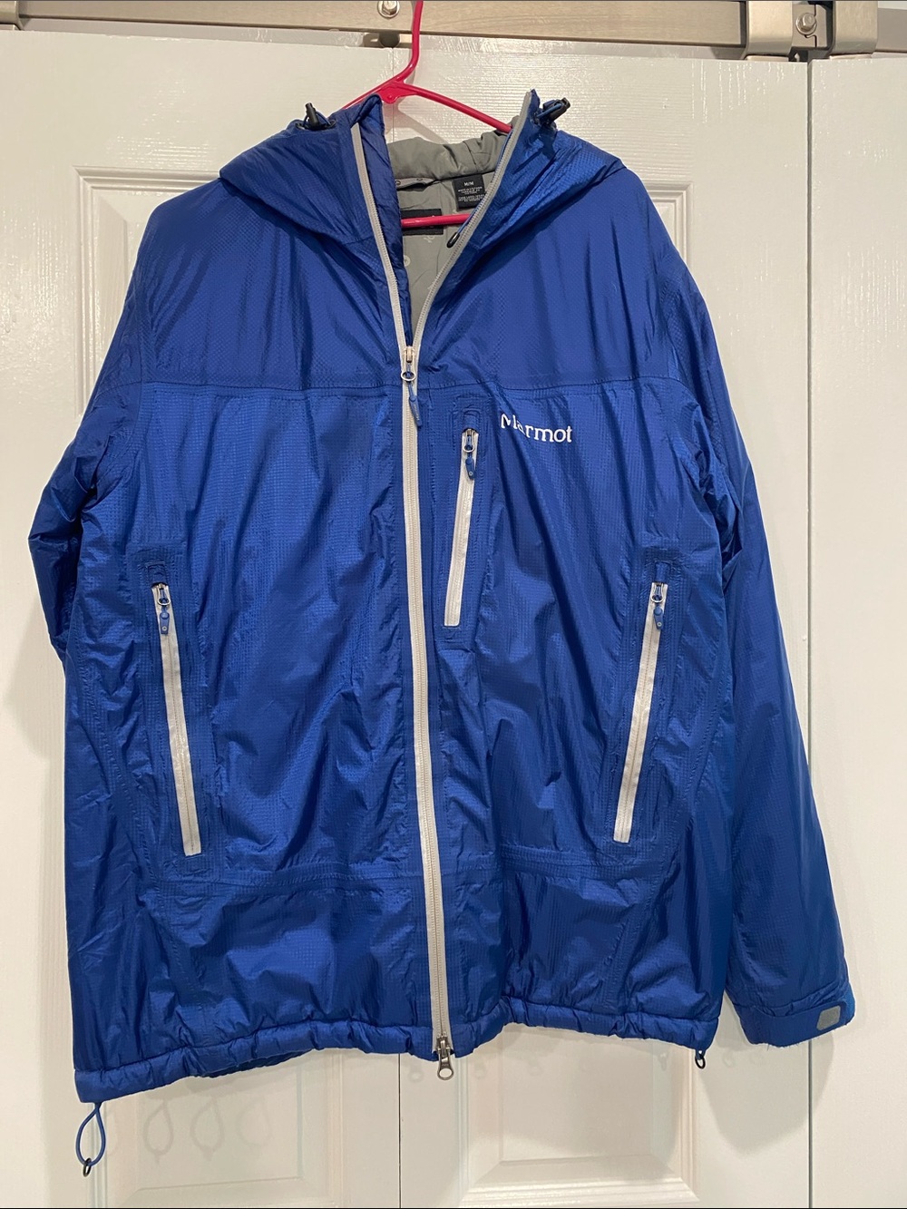 Marmot Royal Blue Hooded Insulated  Outdoor Performance Jacket